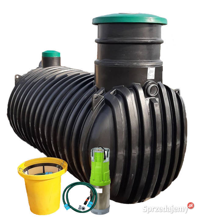 ZBIORNIK NA DESZCZÓWKĘ 4000L Z POMPĄ AUTO I Zbiorniki na deszczówkę Zielona Góra sprzedam