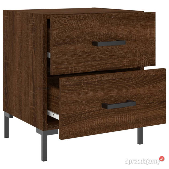 Szafki nocne 2 brązowy dąb 40x35x475 WM827323