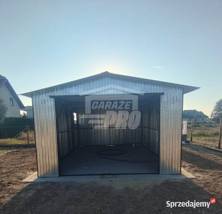 Garaz blaszany 4x6 Brama ocynk dwuspad pod 293zł/m2 opolskie Nysa sprzedam