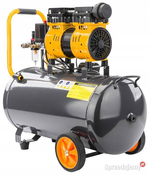 Kompresor bezolejowy 50l sprężarka 8 bar 290lmin