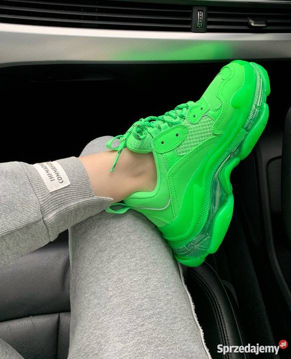 Balenciaga Triple S Clear Sole Green r3640 lubelskie Lublin sprzedam