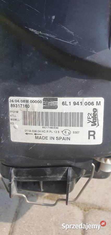 SEAT IBIZA 6L CORDOBA LAMPA PRZÓD PRAWA wysyłka