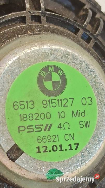 BMW 7 G11 GŁOŚNIK AWARYJNY DESKI KONSOLI 9151127