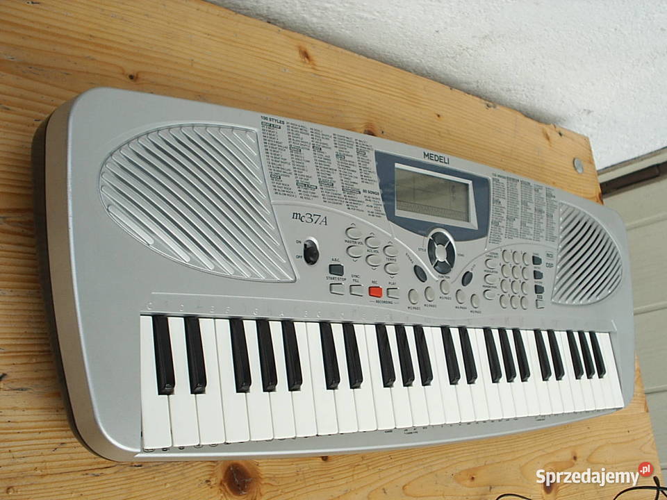 Firmowy keyboard dzieci Medeli MC37A Kłodzko