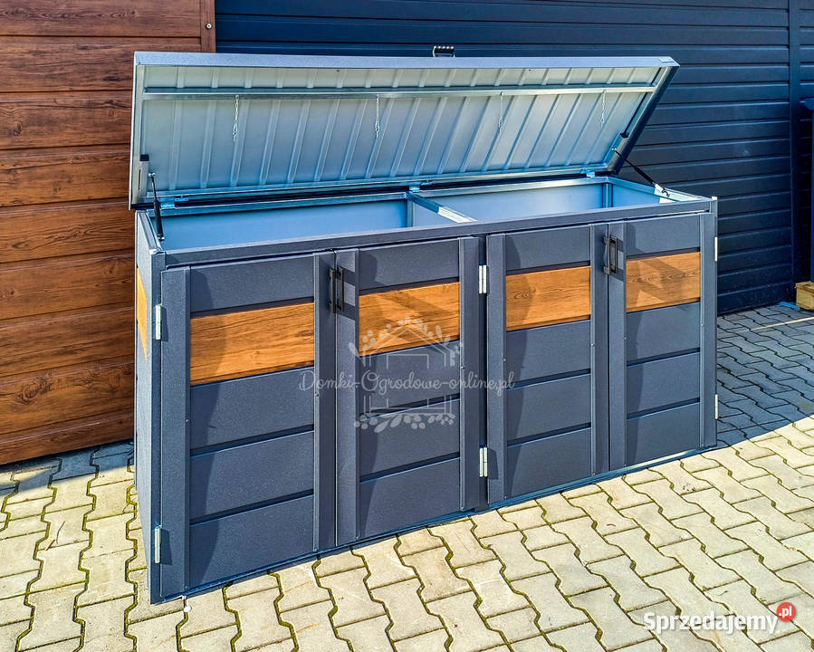 Zabudowa koszy na śmieci wiata śmietnikowa wielkopolskie Września