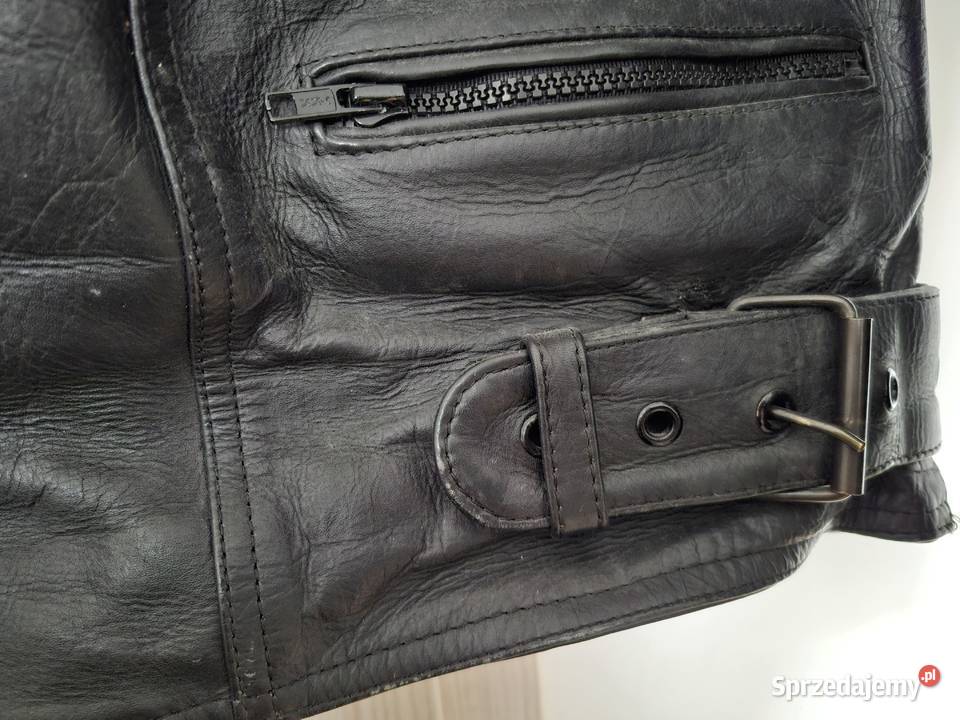 Skórzana kurtka motocyklowa super Czarnków