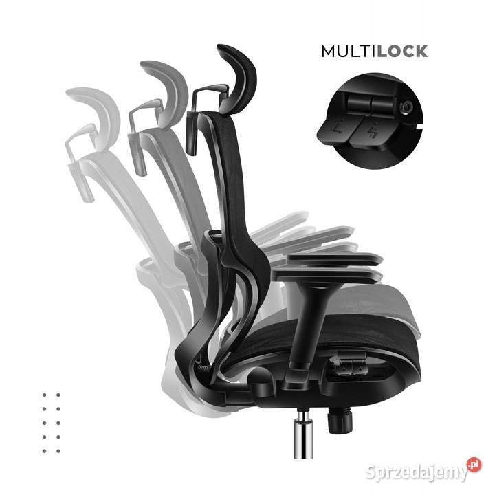 Fotel biurowy ERGONOMICZNY Regulacja MarkAdler Baranowo