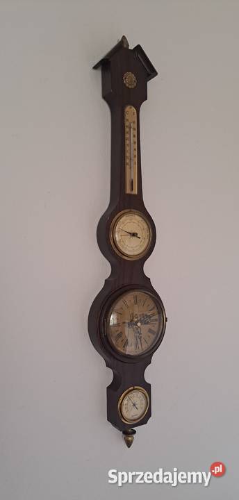 drewniana stacja pogodowa do powieszenia na brązowy Warszawa