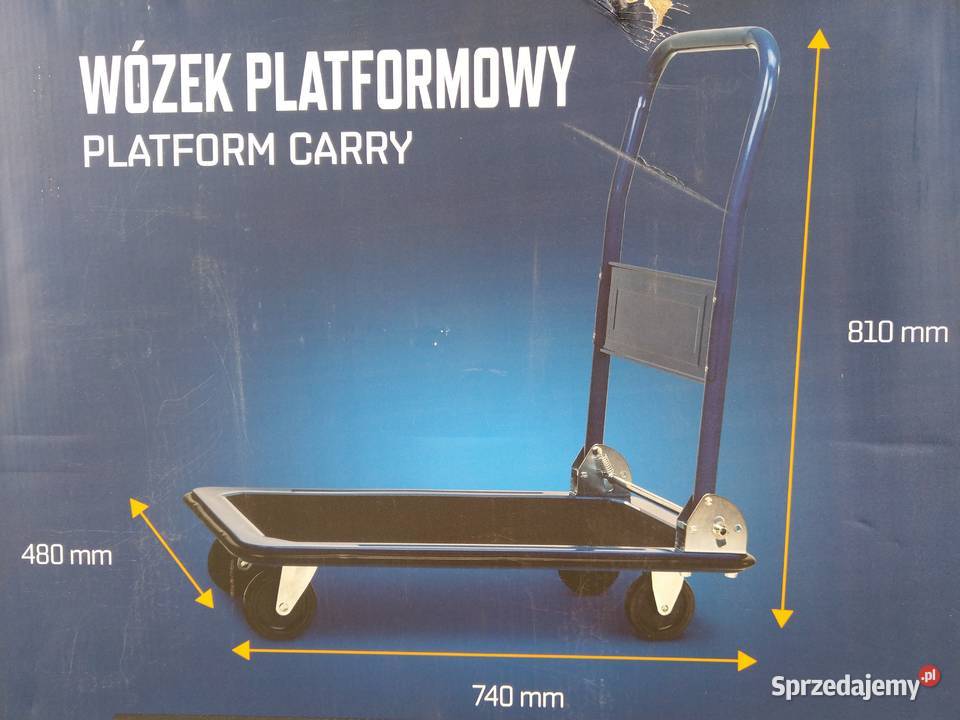 NAJTANIEJ Wózek Platformowy Transportowy Skrętny Narzędzia Zabrze