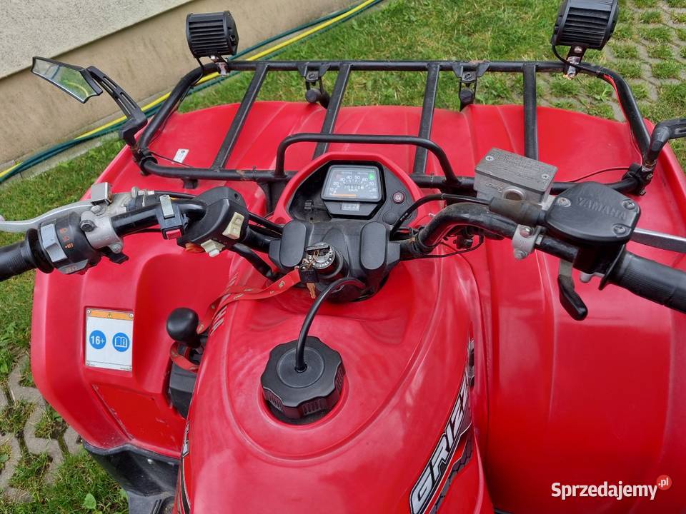 Quad Yamaha Grizzly 350 2015r zarejestrowany w Polsce Motoryzacja łódzkie Bełchatów
