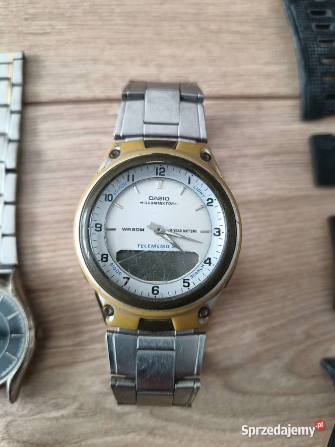 Zegarki naręczne zestaw 7 sztuk Bisset Casio Zegarki i Biżuteria Tczew