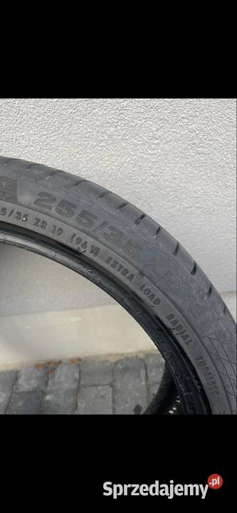 2 opony lato Continental ContiSportContact 5P 19cale Ostrów Mazowiecka sprzedam