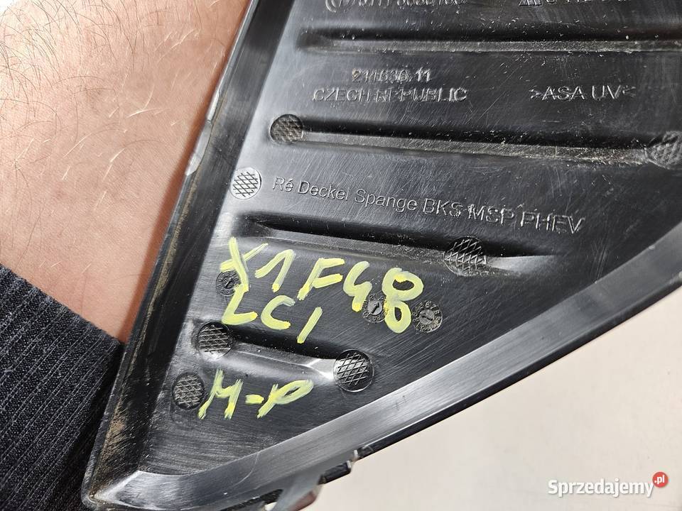 BMW X1 F48 LIFT MPAKIET KRATKA ZAŚLEPKA ZDERZAKA wielkopolskie Międzychód