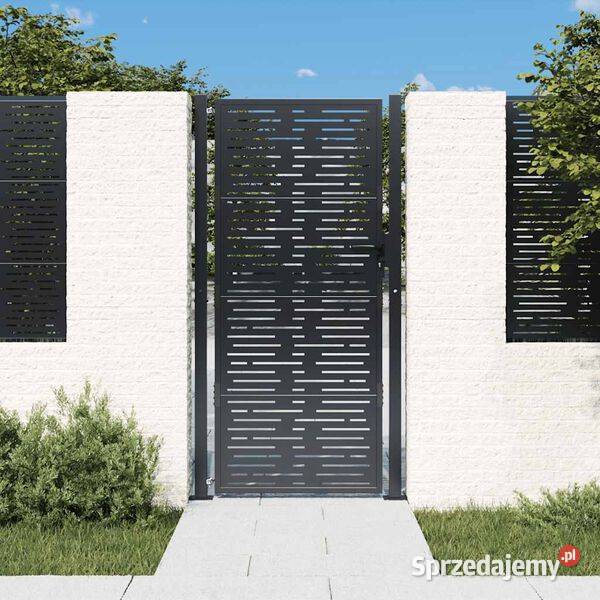 vidaXL Furtka ogrodowa antracytowa 100x175 Warszawa sprzedam