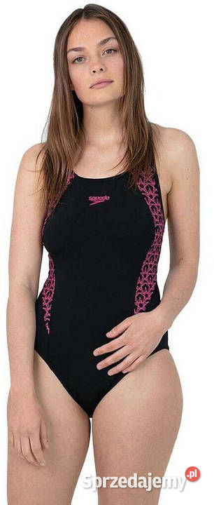 38 Speedo Strój kąpielowy jednoczęściowy czarny Rozmiar 38(M) Szczerbice