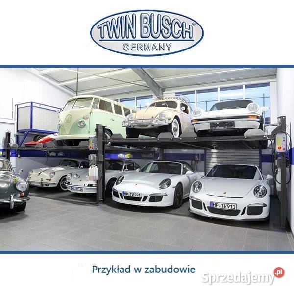 Podnośnik Czterokolumnowy podwójny do Parkowania śląskie Tychy