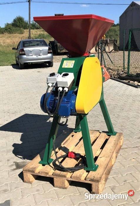 Gniotownik 3kW WALCOWY zgniatacz ziarna GZ05 150 Kamionna