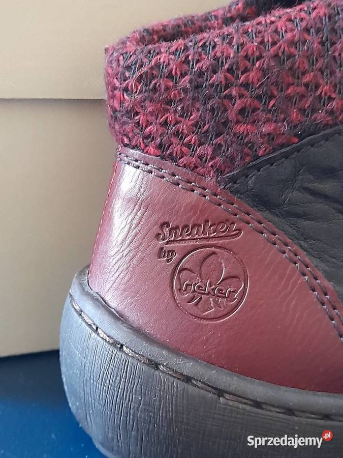 Skórzane buty jesienne Rieker 37 Bogatynia