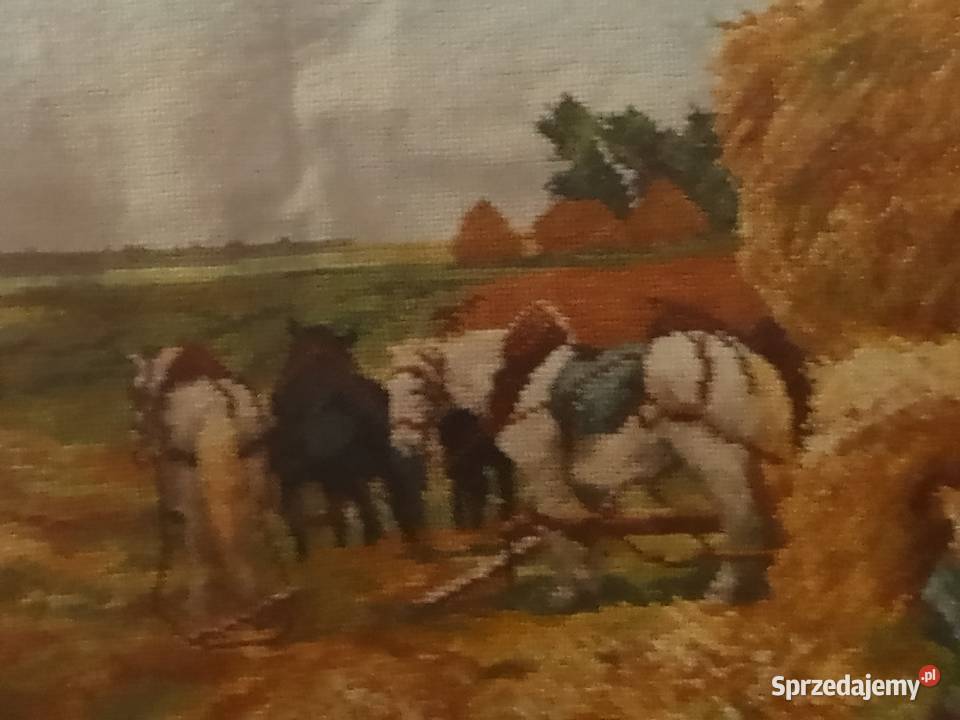 Obraz haftowany krzyżykowo Ostrowiec Świętokrzyski sprzedam