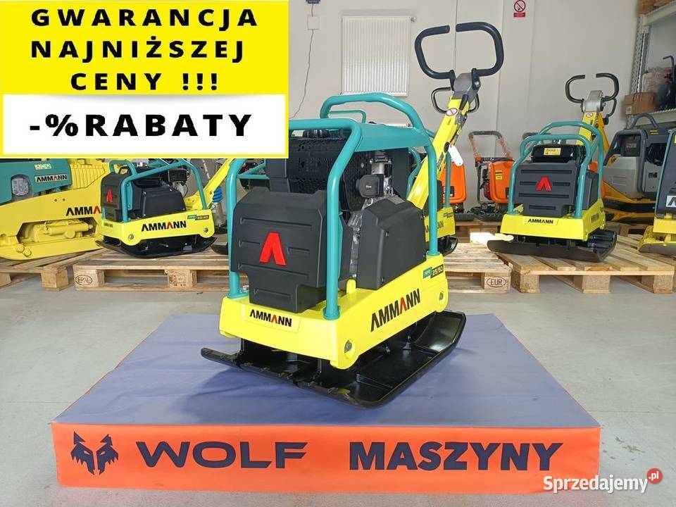 ZAGĘSZCZARKA PŁYTA AMMANN APR 2550 HA NOWA 3LATA Trzebnica