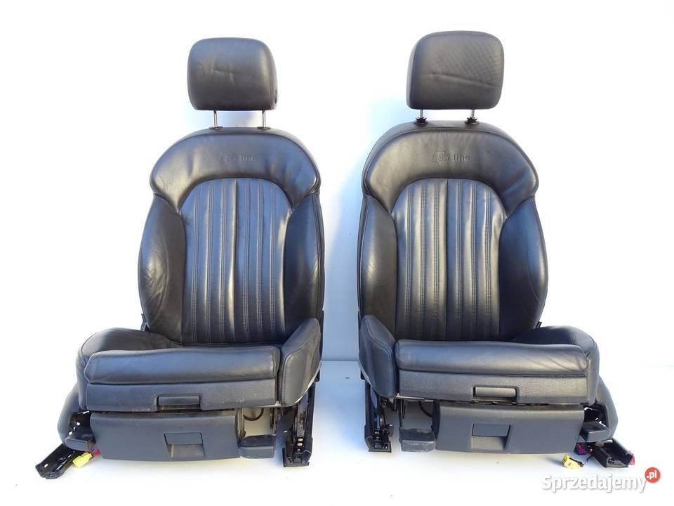 FOTELE FOTEL KANAPA PÓŁSKÓRA KOMPLET SLINE AUDI