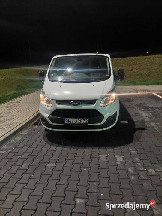 FORD TRANSIT CUSTOM 22TDCI 2012R welurowa tapicerka sprzedam