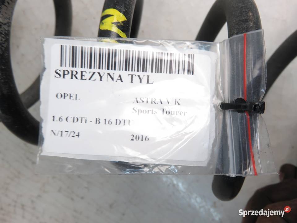 SPRĘŻYNY TYŁ OPEL ASTRA V K osobowe