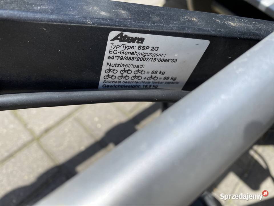 Bagażnik na cztery rowery na hak Głogów Małopolski