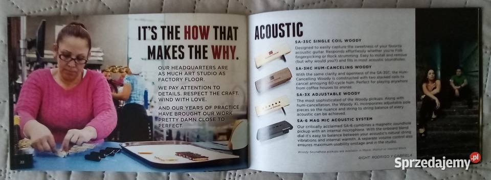 Seymour Duncan 2013 katalog przetworników Kępice