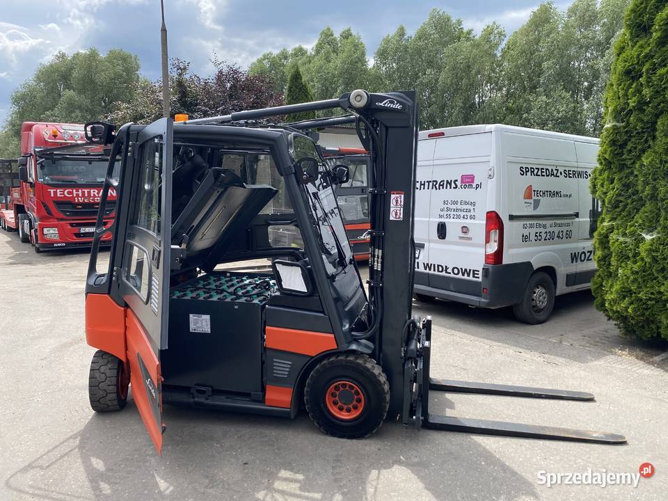Linde H35 wózek widłowy używany 35 t Triplex Gdynia