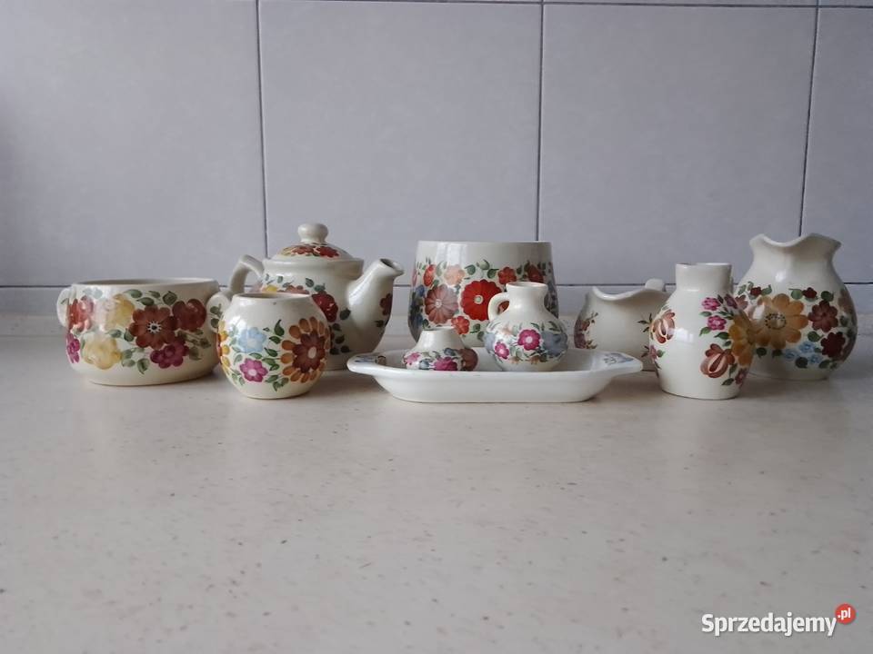 Porcelana ludowa Cepelia wielkopolskie Konin