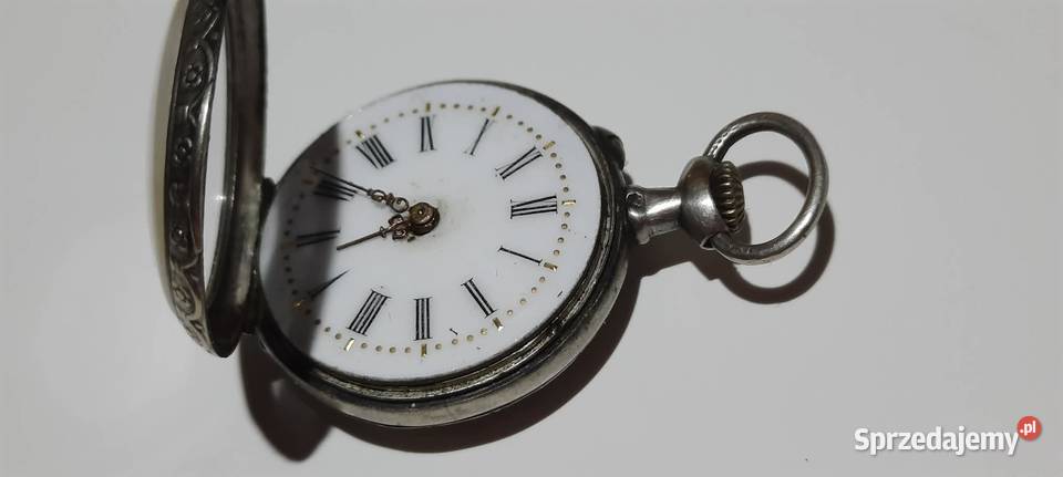 Zegarek Avance Retard antyk 1900r SREBRO