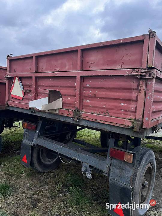 Przyczepa d47 zarejestrowana Przyczepy rolnicze Gostynin