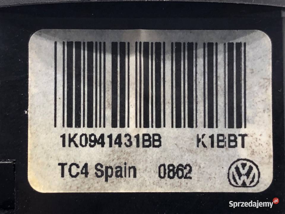 WŁĄCZNIK ŚWIATEŁ VW GOLF VI 1K0941431BB 0814 sprzedam