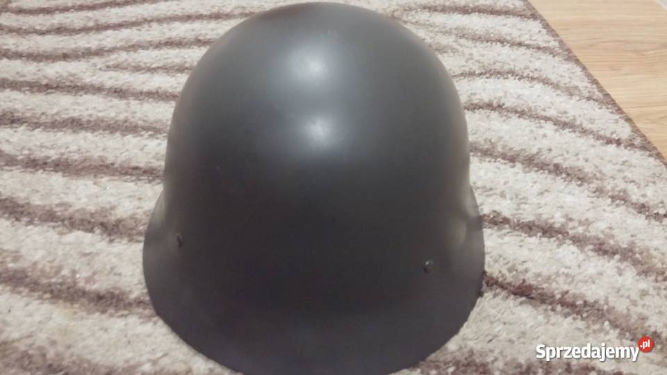 PięknyStary Wojskowy Hełm Szwedzki Sygnowany Brzóza Stadnicka