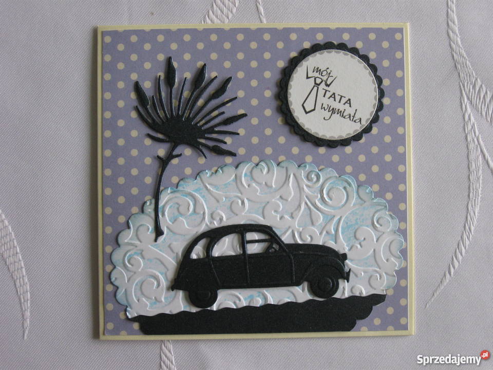 Mój tata wymiata Dzień Ojca Karta handmade Zbójno sprzedam