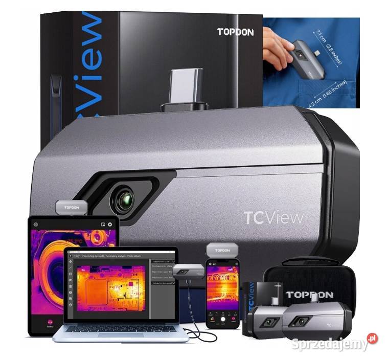 TOPDON TC002 Kamera termowizyjna Iphone IOS USBC lubuskie Gorzów Wielkopolski sprzedam