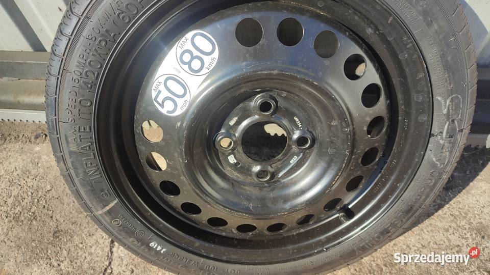 RENAULT CLIO V 5 KOLO DOJAZDOWE DOJAZDOWKA 4X100