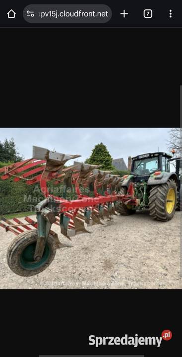 Pług VOGELNOOT ażur 5 skib Vogel & Noot małopolskie sprzedam