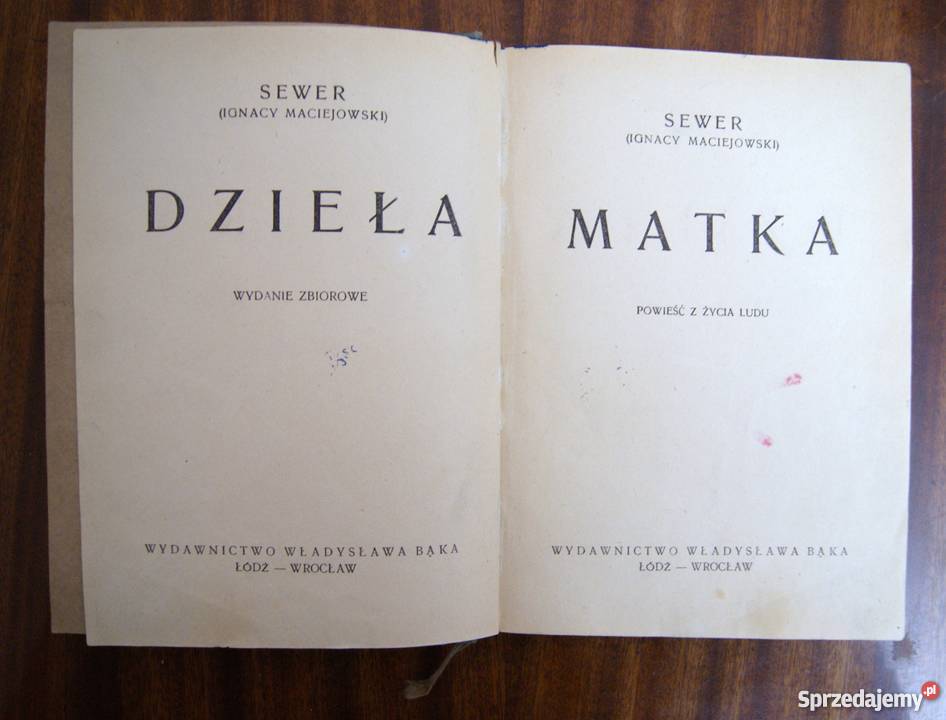 Sewer Ignacy Maciejowski Matka 1946 lubelskie Parczew