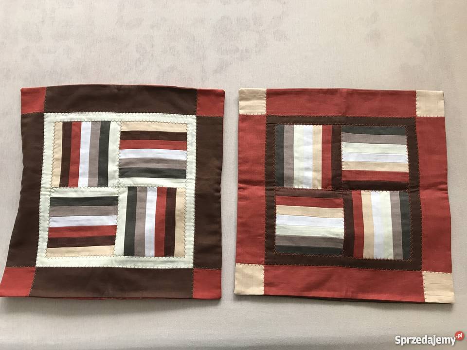 Poszewka na poduszkę Patchwork rękodzieło Katowice