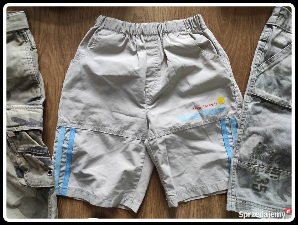 Zestaw paka Spodnie i spodenki chłopiec 122 128 Płock sprzedam