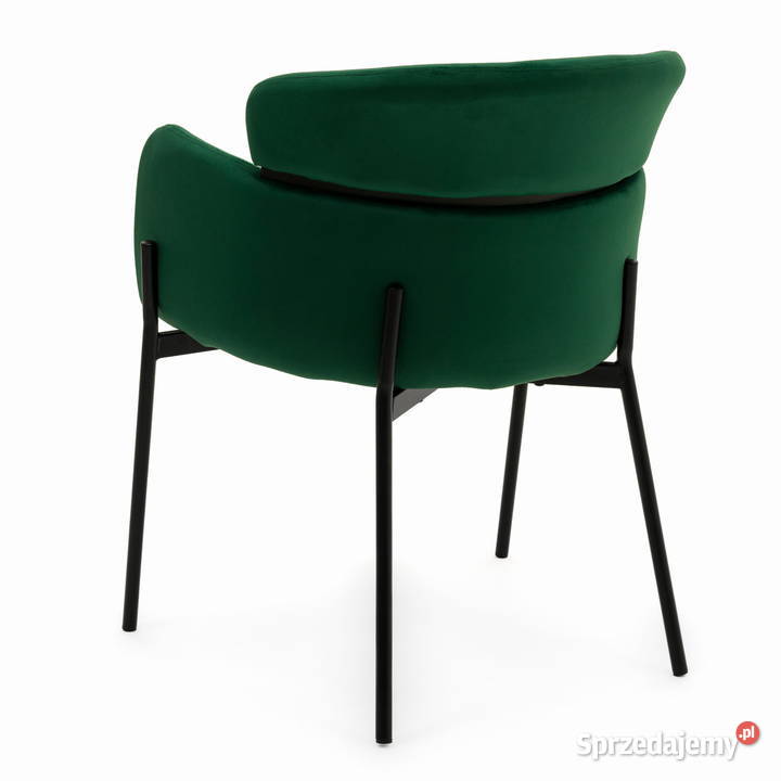 Krzesło Tapicerowane Bolzano Butelkowa Zieleń