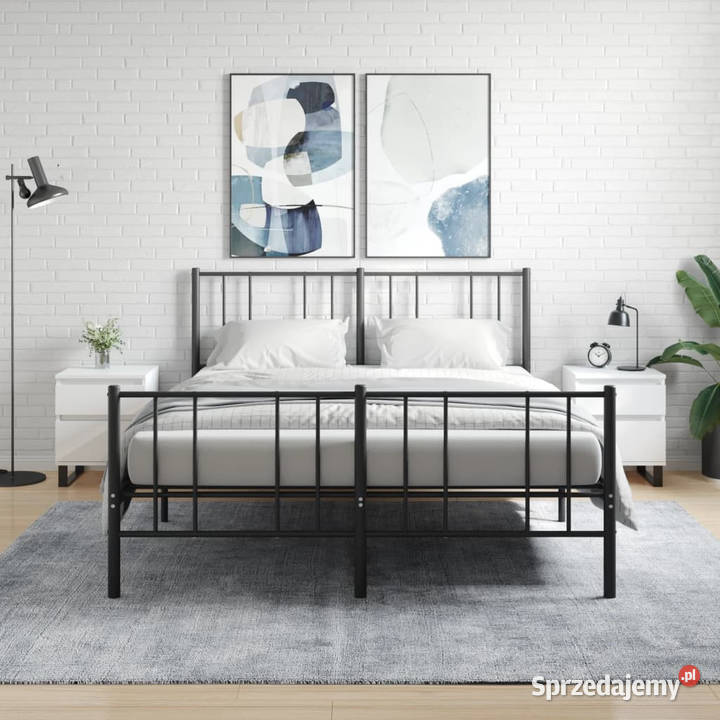 Szafki nocne 2 białe wysoki połysk 40x35x50 Warszawa