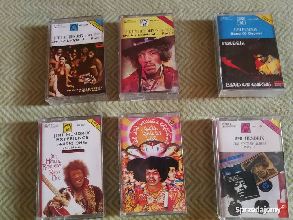 Jimi Hendrix Kasety Magnetofonowe MG Records zachodniopomorskie Szczecin sprzedam