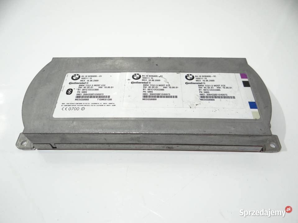 MODUŁ STEROWNIK BLUETOOTH E60 E61 LCI 9205895 lubelskie Strzyżewice