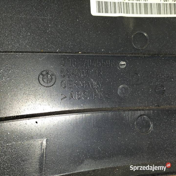 Osłona dolna tunelu srodkowego BMW E65 E66 osobowe Poręba