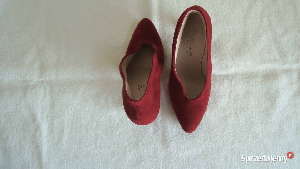 Czerwone buty na obcasie Peter Kaiser rozmiar 35 mazowieckie Warszawa sprzedam