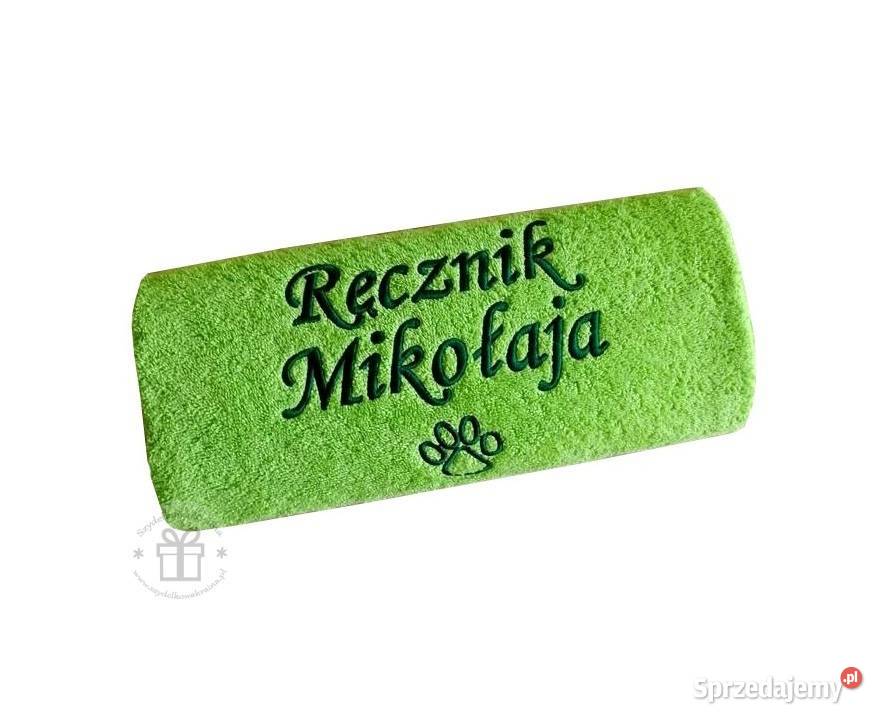 Prezent MIŁOŚNIKA PSÓW psiarza RĘCZNIK z napisem Akcesoria łazienkowe Toruń sprzedam