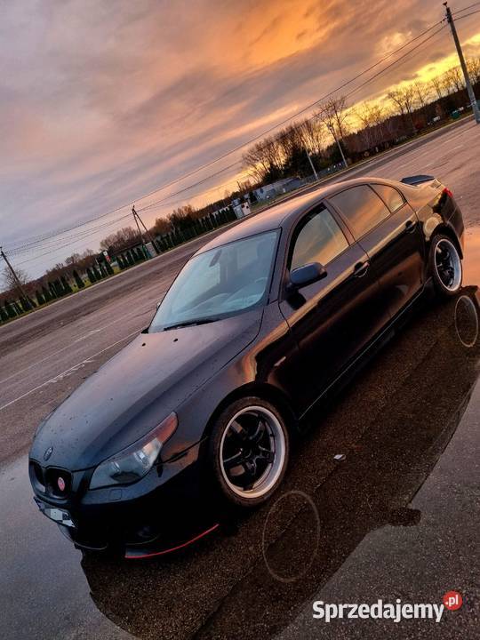 Bmw e60 czarna 18felgi manualna mazowieckie Warka sprzedam